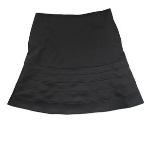 😀 JS Collections Petite Black Sheath Skirt Knee Length Textured Detail Size 16